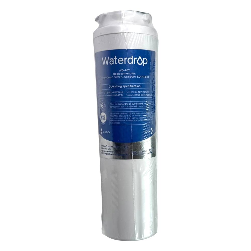 NEW Waterdrop WD-F07 Refrigerator WATER FILTER Fridge Replacement for Whirlpool